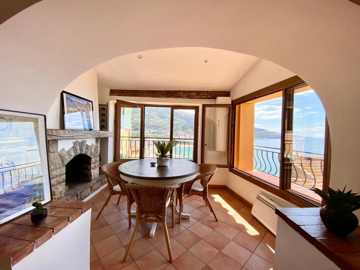 Vieux Chateau, Vue Mer Menton Buitenkant foto
