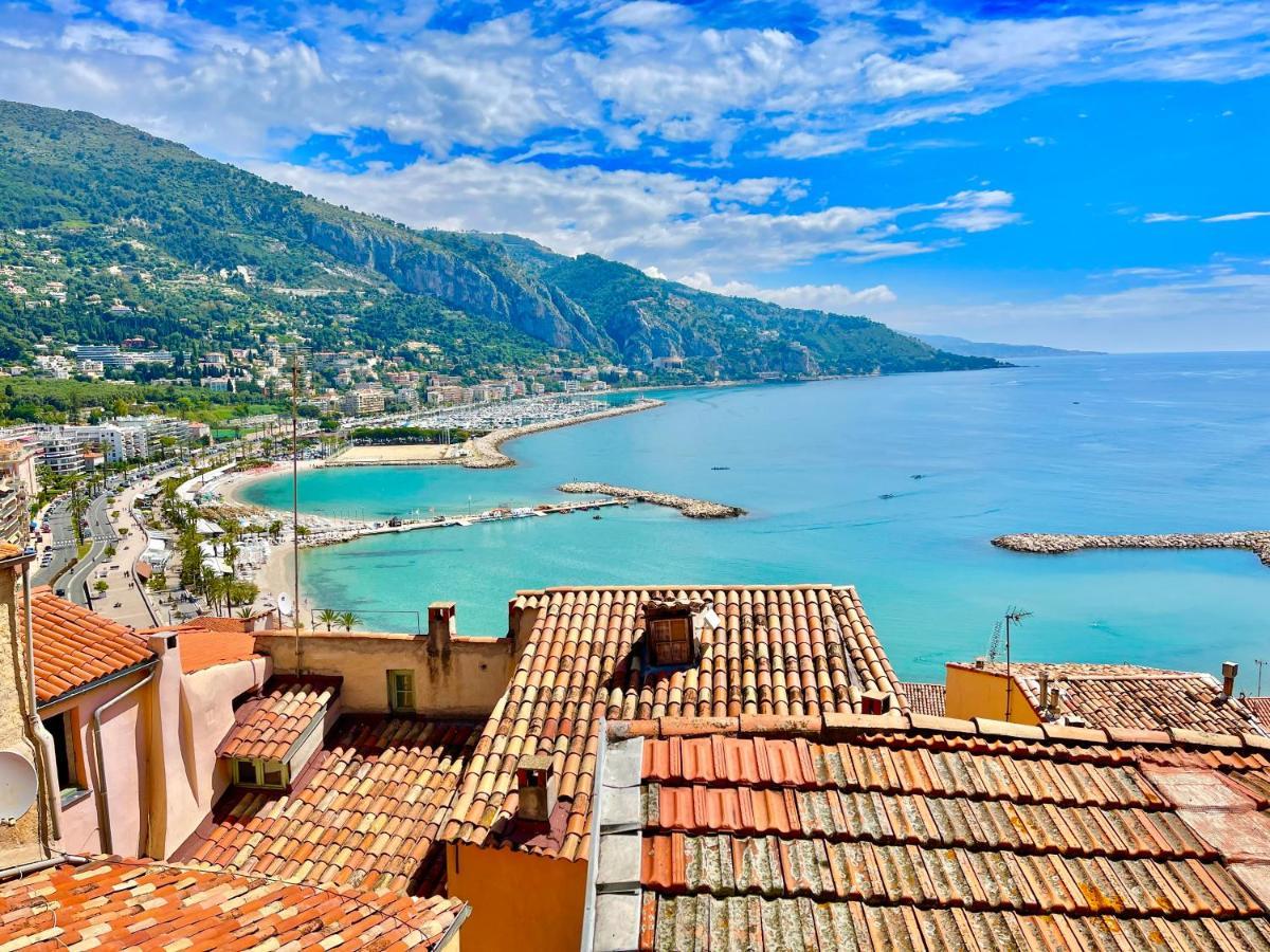 Vieux Chateau, Vue Mer Appartement Menton Buitenkant foto