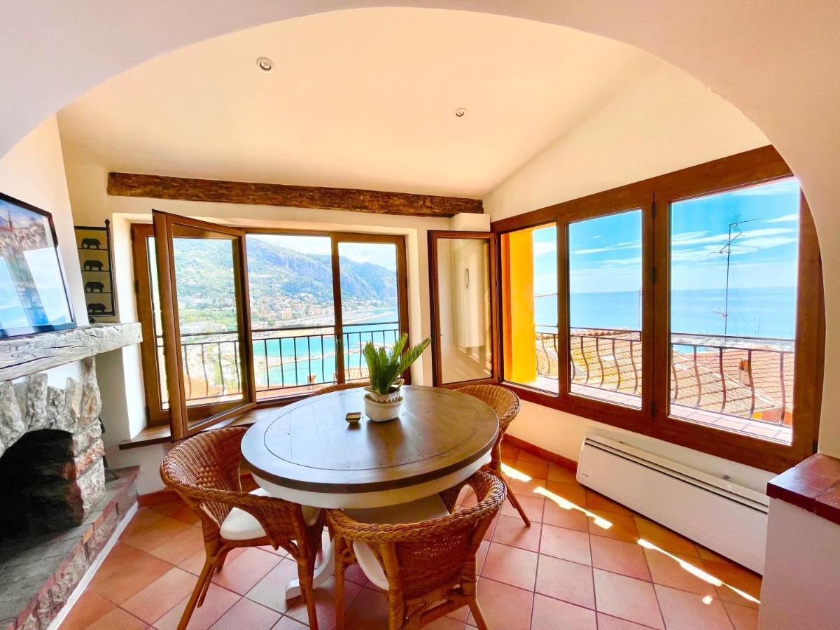 Vieux Chateau, Vue Mer Menton Buitenkant foto